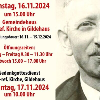 Bild vergr&ouml;&szlig;ern: Ausstellung 80. Todestag Heinrich Kloppers 1
