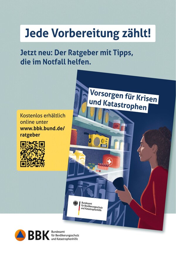 Bild vergr&ouml;&szlig;ern: BBK veröffentlicht Krisenratgeber