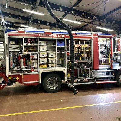 Bild vergr&ouml;&szlig;ern: Besuch bei der Ortsfeuerwehr Bad Bentheim