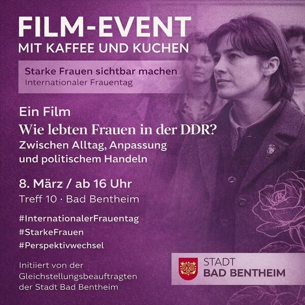Bild vergr&ouml;&szlig;ern: Starke Frauen im Fokus – Filmnachmittag zum Internationalen Frauentag