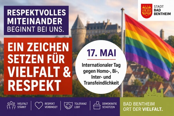 Bad Bentheim setzt Zeichen für Vielfalt und Respekt