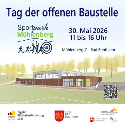 Sportpark Mühlenberg – Einladung zum Tag der offenen Baustelle