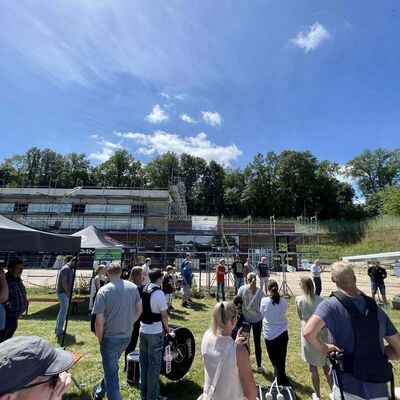 Sportpark Mühlenberg – Eindrücke vom Tag der offenen Baustelle