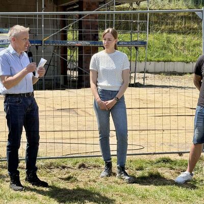 Bild vergr&ouml;&szlig;ern: Sportpark Mühlenberg – Eindrücke vom Tag der offenen Baustelle