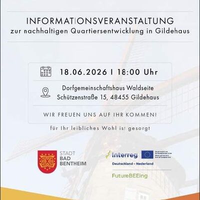 Informationsveranstaltung zur nachhaltigen Quartiersentwicklung in Gildehaus