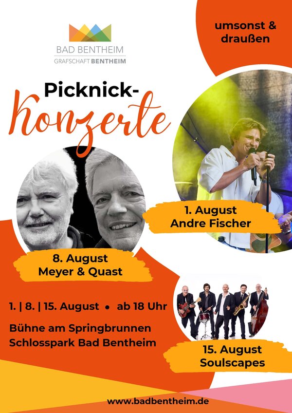 Bild vergr&ouml;&szlig;ern: Picknick-Konzerte unterhalb der Burg Bentheim im Schlosspark