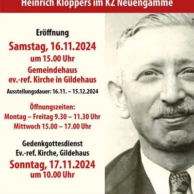 Bild vergr&ouml;&szlig;ern: Ausstellung 80. Todestag Heinrich Kloppers 2